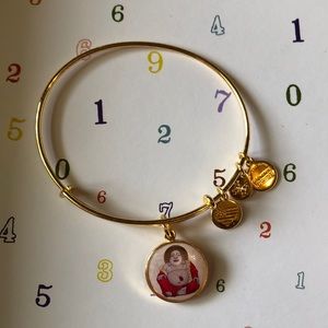 Alex and Ani - NWOT - Laughing Buddha - gold bangle bracelet